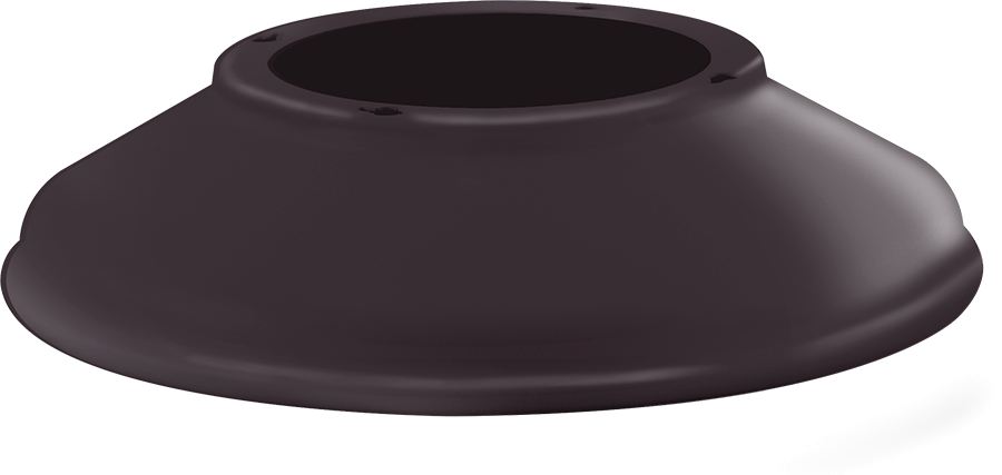 RAB Lighting Straight Shade, 11 In., Bronze, GSST11A