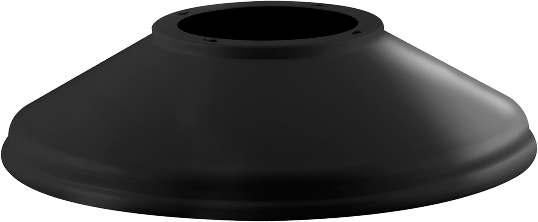 RAB Lighting Straight Shade, Black, GSSTB