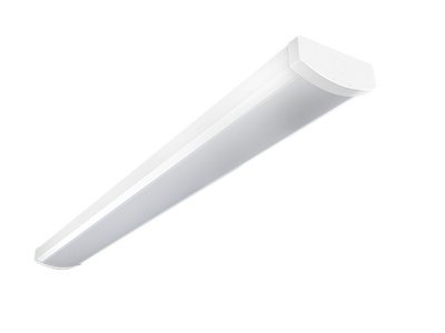 RAB Lighting GUS17 48" LED Surface Wrap, CCT Selectable, 3,662 thru 5,873 Lumens, 120-277V, Microwave Occupancy Sensor, GUS17-4/MVS