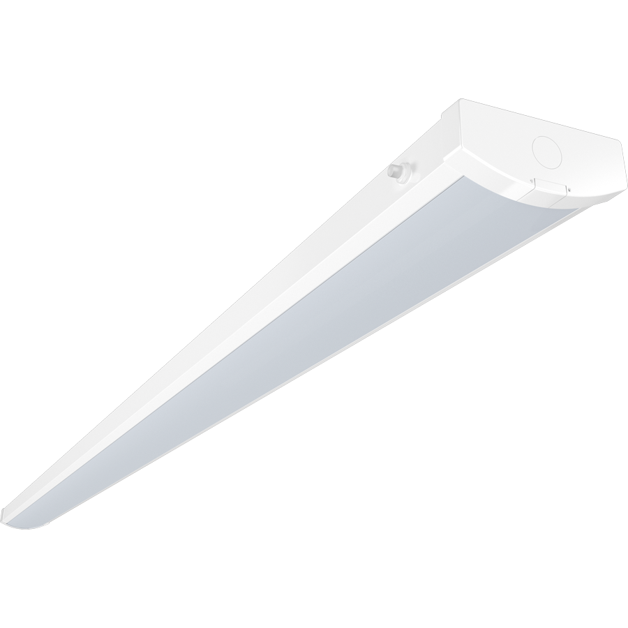 RAB Lighting GUS17 8 Ft., 90/80/70W, CCT Selectable, Battery Backup, White, GUS17-8/E