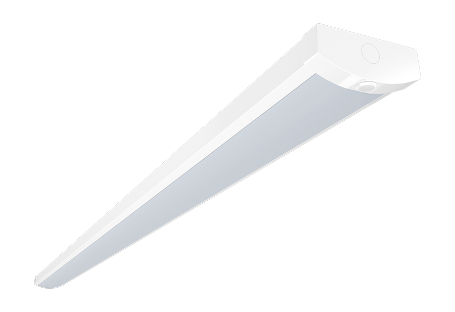 RAB Lighting GUS17 8 Ft., 90/80/70W, CCT Selectable, Microwave Sensor, White, GUS17-8/MVS