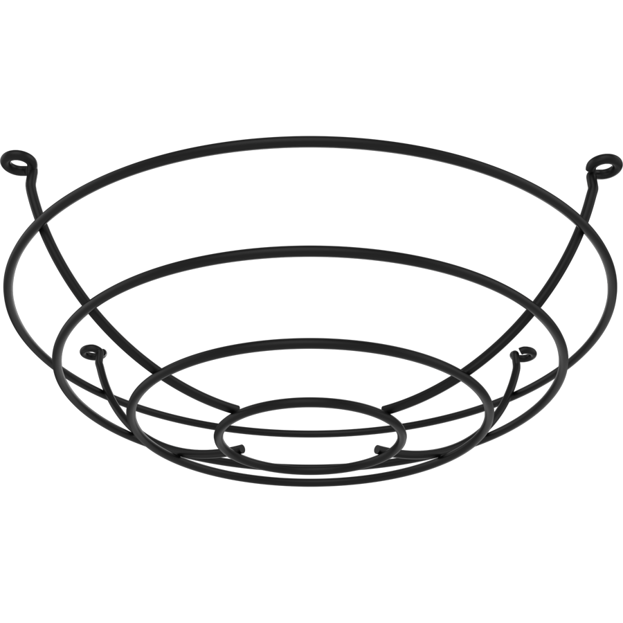 RAB Lighting H15 Wire Guard, Black, H15B-WG