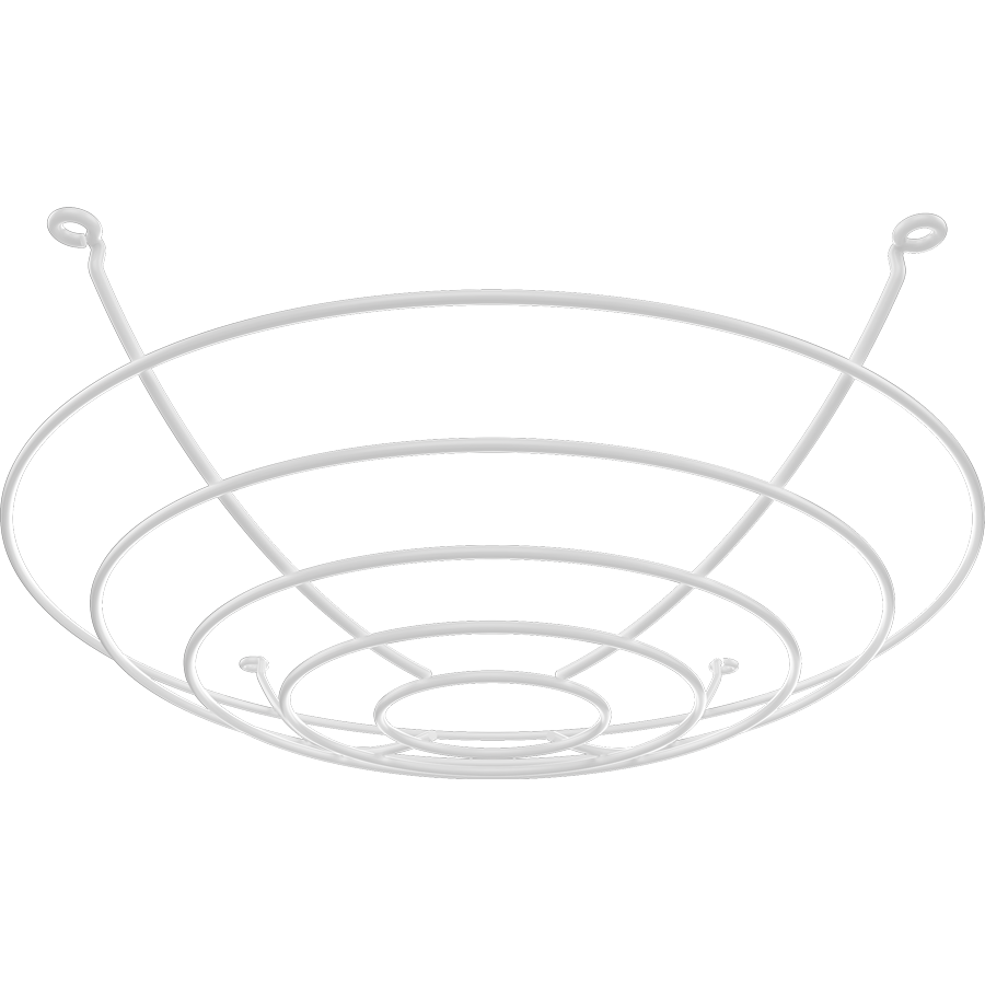 RAB Lighting H15XL Wire Guard, White, H15XL-WG