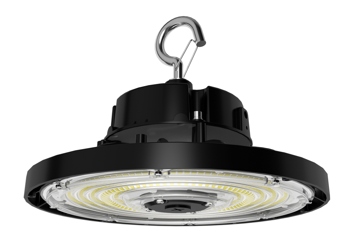 RAB Lighting H17B High Bay, 150/120/100W, CCT Selectable, 480V, LightCloud Blue Sensor, Black, H17B/480/LCBS
