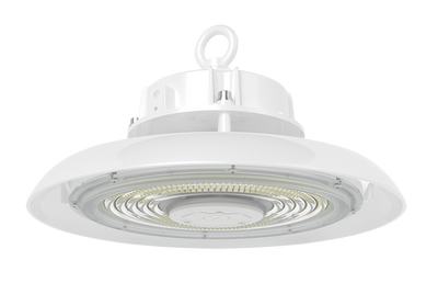 RAB Lighting H17 UFO LED High Bay, 100 | 120 | 150W, CCT Selectable, 15,317 thru 22,224 Lumens, 120-277V, White, H17