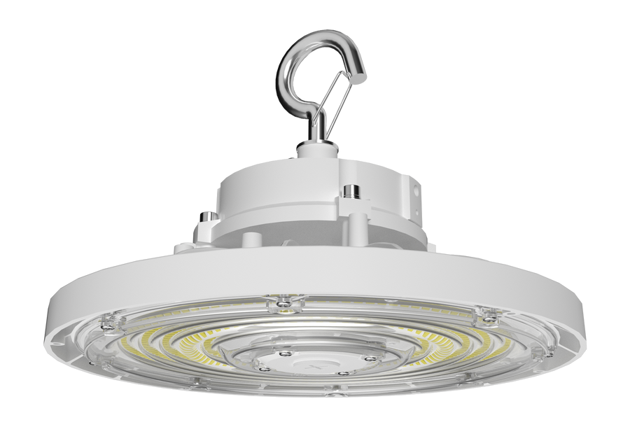 RAB Lighting H17 High Bay, 150W, CCT Selectable, LightCloud Blue Sensor, White, H17/LCBS