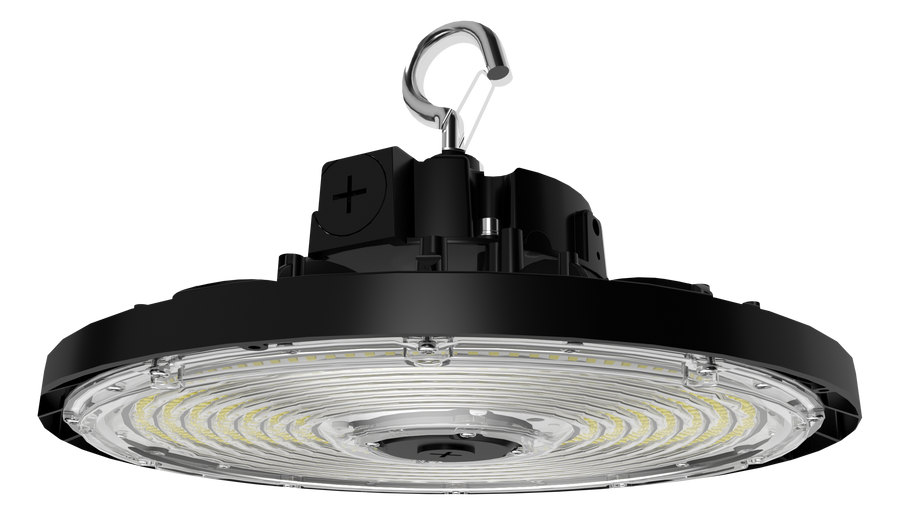 RAB Lighting H17 High Bay, 500/400/300W, CCT Selectable, 480V, LightCloud Blue Sensor, Black, H17XXLB/480/LCBS