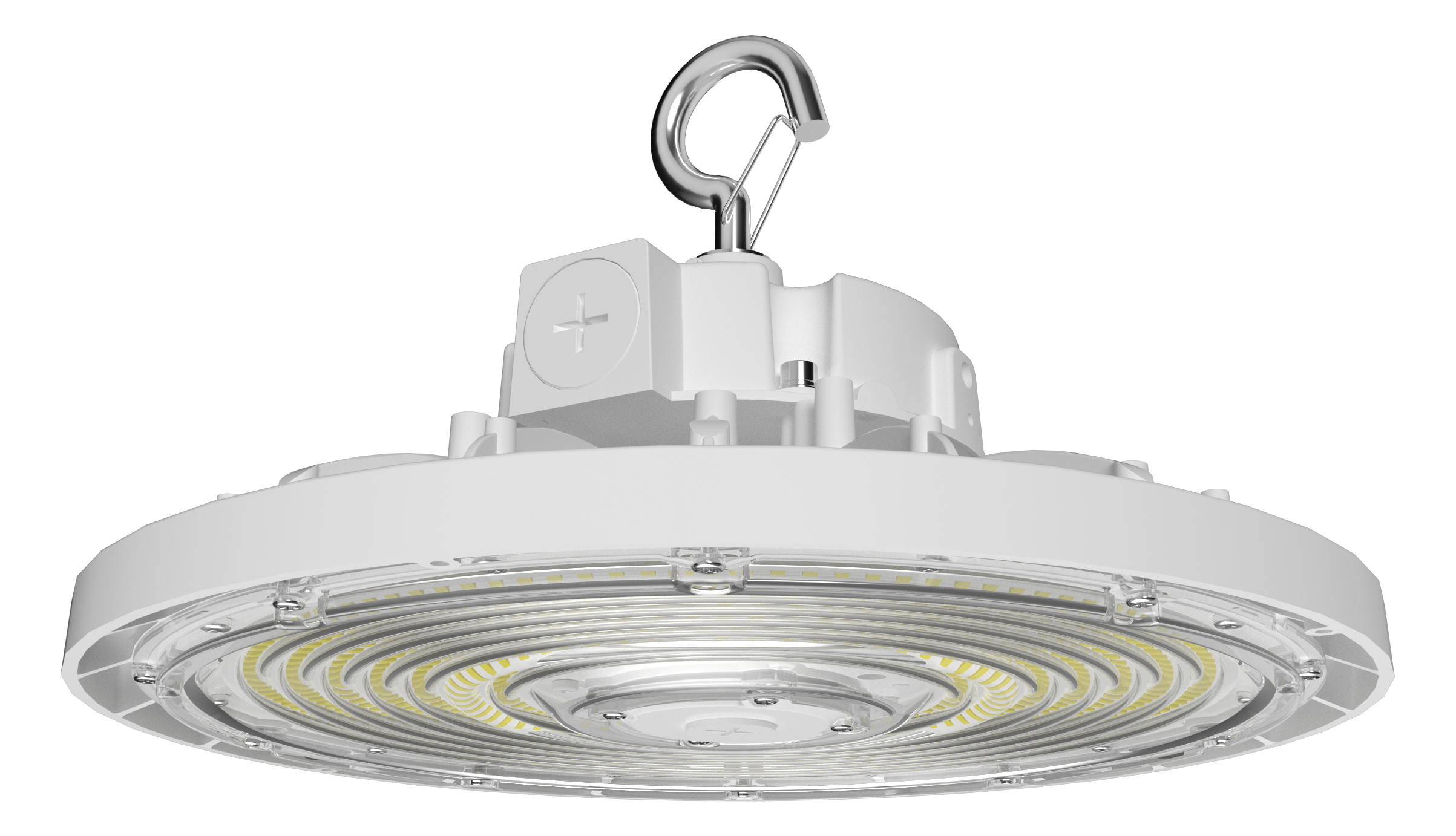 RAB Lighting H17XXL High Bay, 500/400/300W, CCT Selectable, 480V, 6' Cord, White, H17XXL/480/6CPT4