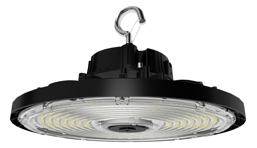 RAB Lighting H17XL High Bay, 240/200/150W, CCT Selectable, 6 ft Cord, 5-15CP Plug, Black, H17XLB/6CP
