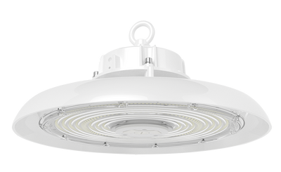 RAB Lighting H17 UFO LED High Bay, 150 | 200 | 240W, CCT Selectable, 22,696 thru 37,253 Lumens, 120-277V, White, H17XL