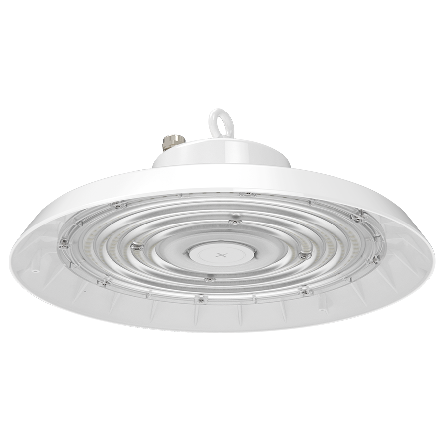 RAB Lighting H22 NSF UFO High Bay, 150/120/100W, CCT Selectable, 277-480V, Adjustable Beam, White, H22/480