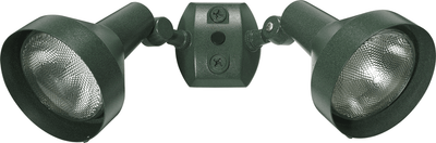 RAB Lighting Dual Head PAR Flood Kit, Bell Hood, 120V, Verde Green, H2VG