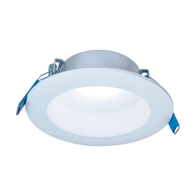 Cooper Lighting 4-inch LT Series Baffle Canless LED Downlight, 650 lumens, 90 plus CRI, selectable until 5000K, 120V 60Hz, Matte White
