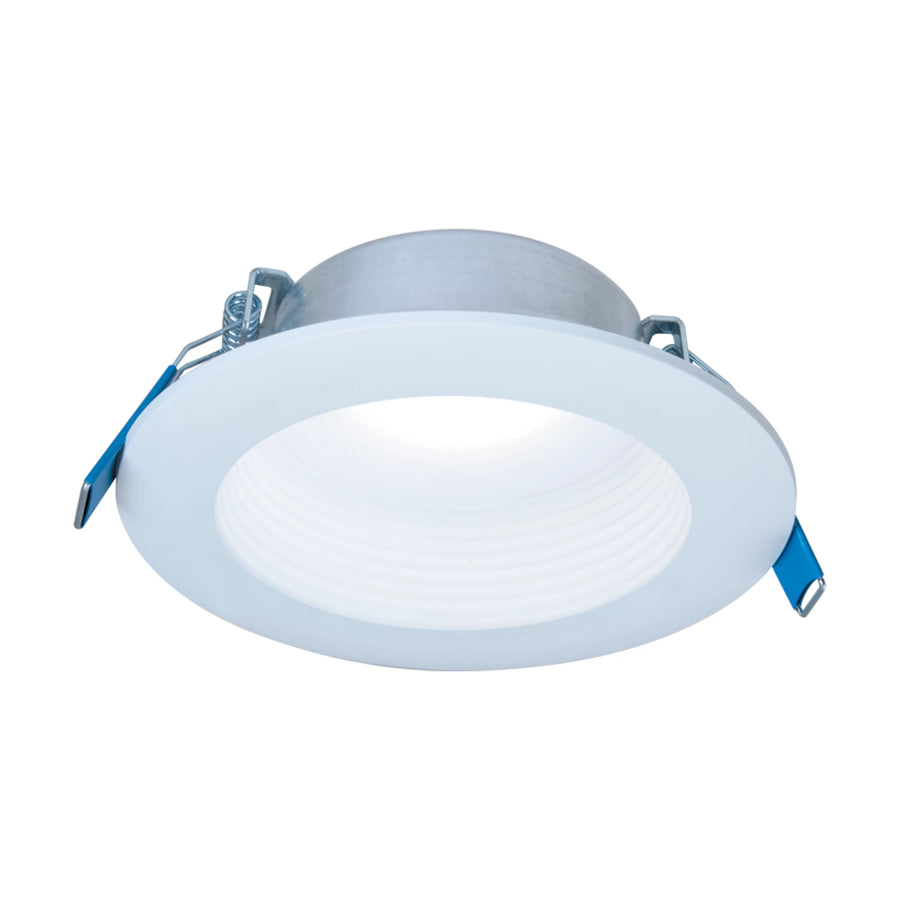 Cooper Lighting 4-inch LT Series Baffle Canless LED Downlight, 650 lumens, 90 plus CRI, selectable until 5000K, 120V 60Hz, Matte White
