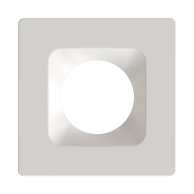 RAB Lighting 4" Square White / Smooth Reflector Trim for HA4 LED Downlights, HAT4SW