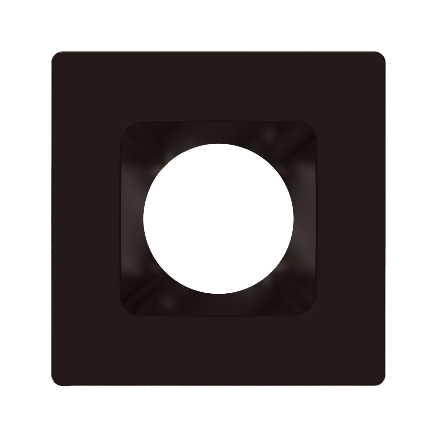 RAB Lighting 6" Square Bronze / Smooth Reflector Trim for HA6 LED Downlights, HAT6SA