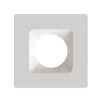 RAB Lighting 6" Square White / Smooth Reflector Trim for HA6 LED Downlights, HAT6SW
