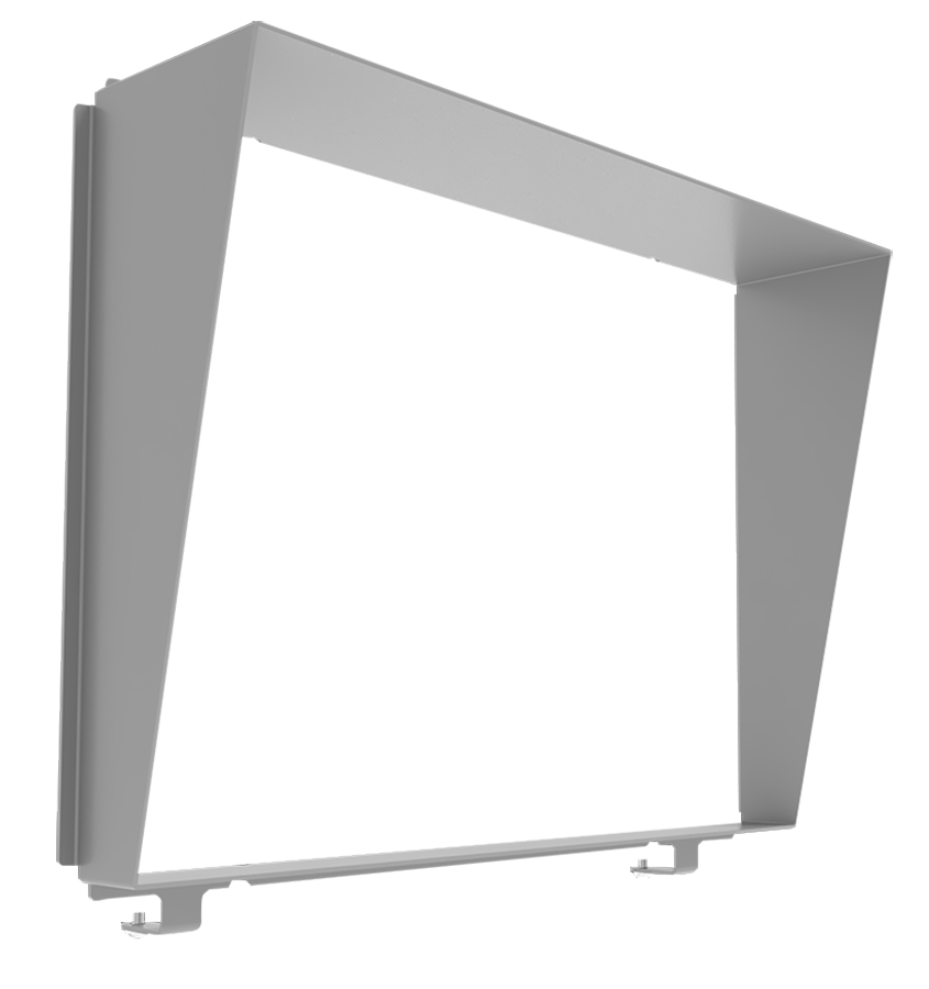 RAB Lighting Housing Hood Hazardous Flood Medium, 100W/150W, Gray, HHAZFFM