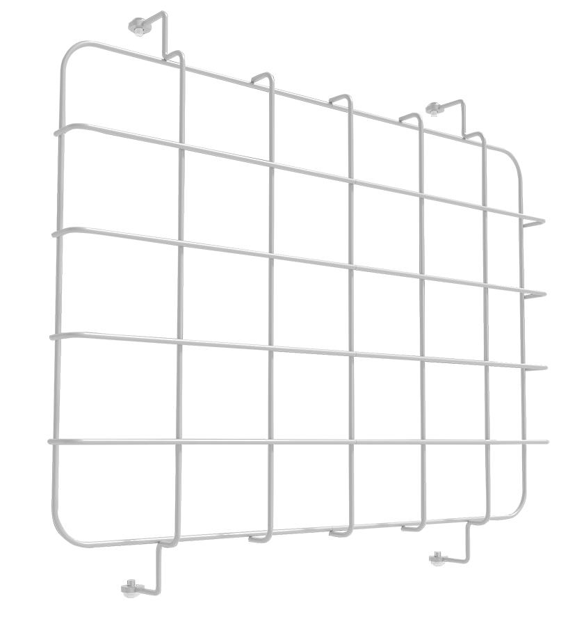 RAB Lighting Wire Guard Hazardous Flood Medium, Gray, GDHAZFFM