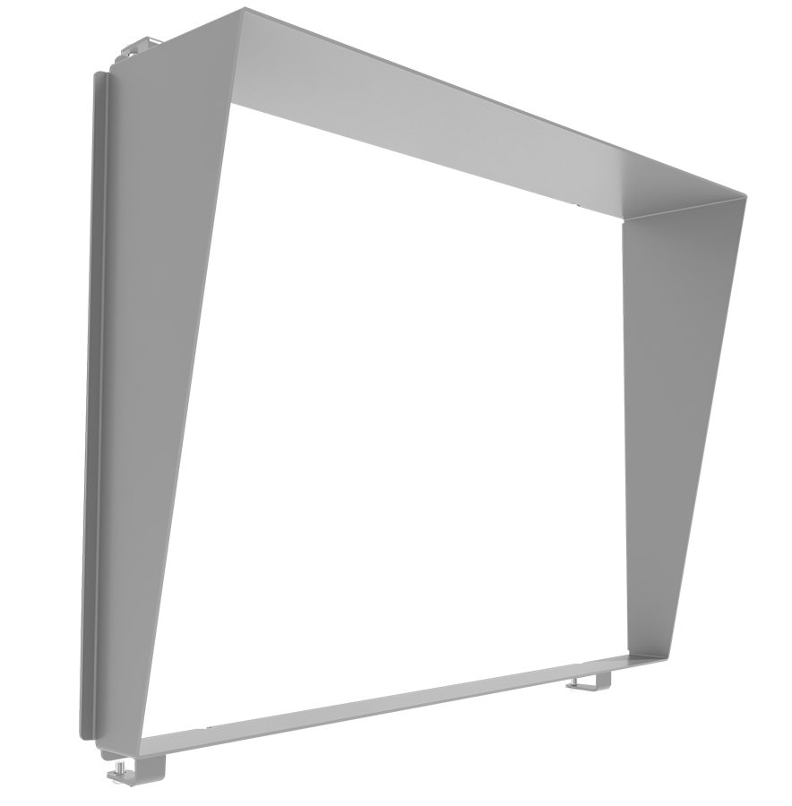 RAB Lighting Housing Hood Hazardous Flood Large, 200W, Gray, HHAZFFL
