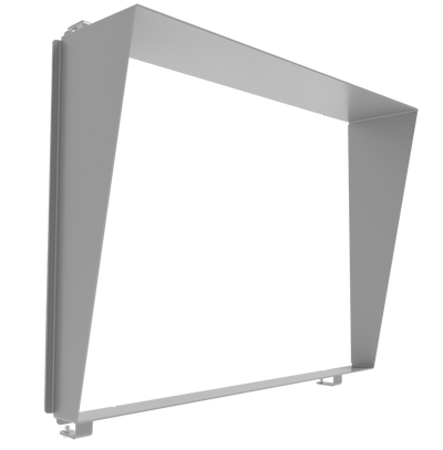 RAB Lighting Housing Hood Hazardous Flood Large, 200W, Gray, HHAZFFL