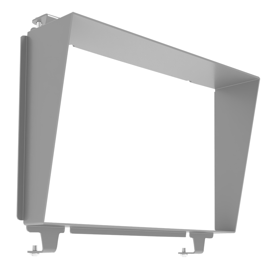 RAB Lighting Housing Hood Hazardous Flood Small, 30W/60W, Gray, HHAZFFS