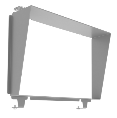 RAB Lighting Housing Hood Hazardous Flood Small, 30W/60W, Gray, HHAZFFS