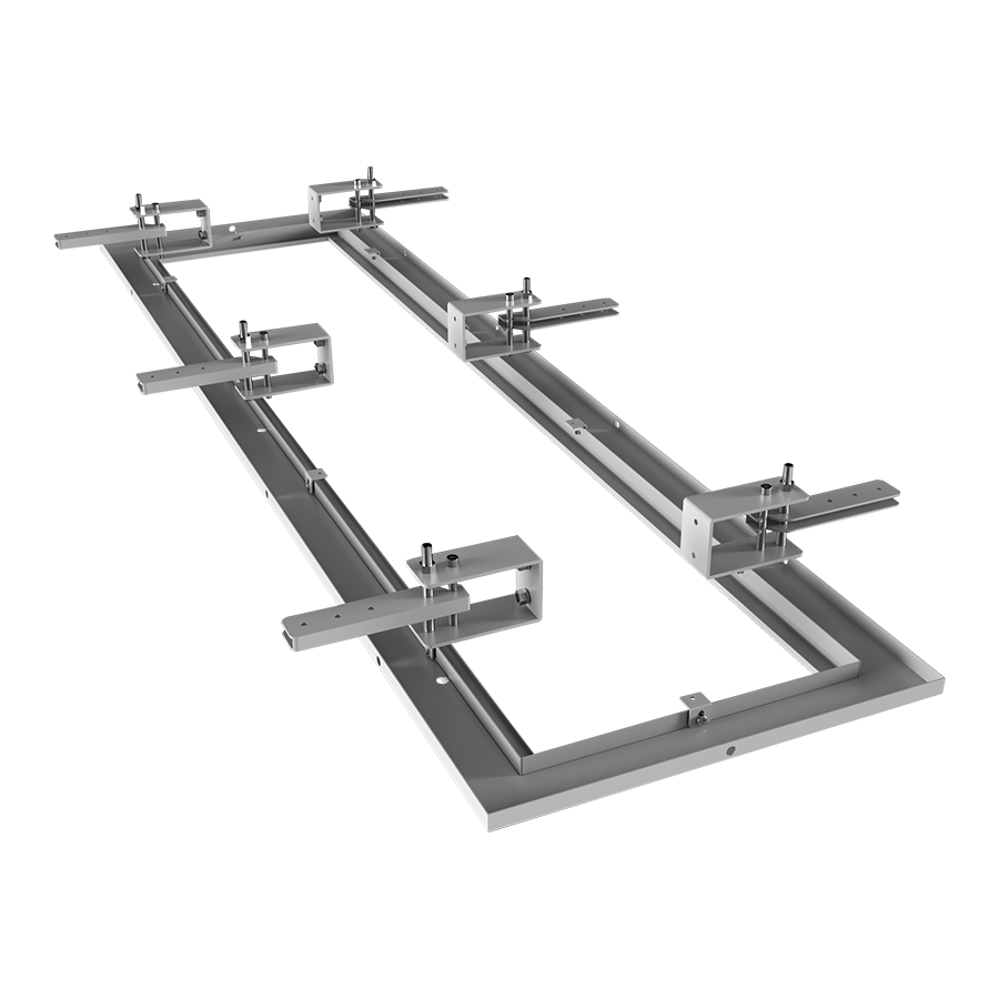 RAB Lighting HAZPAN Recessed Mount Kit, 1X4, HAZPANRM1X4