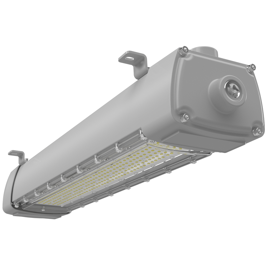 RAB Lighting HAZ Strip, 2 Ft., 60W, 5000K, Surface Mount, Gray, HAZSR2H