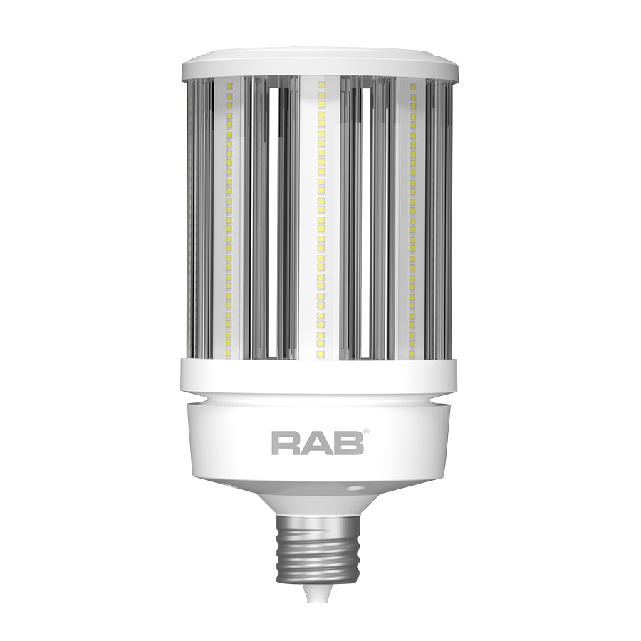 RAB Lighting HID POST TOP ECO, 100W, 5000K, CRI80, EX39, Ballast Bypass, HID-90-EX39-850-BYP-PT-ECO