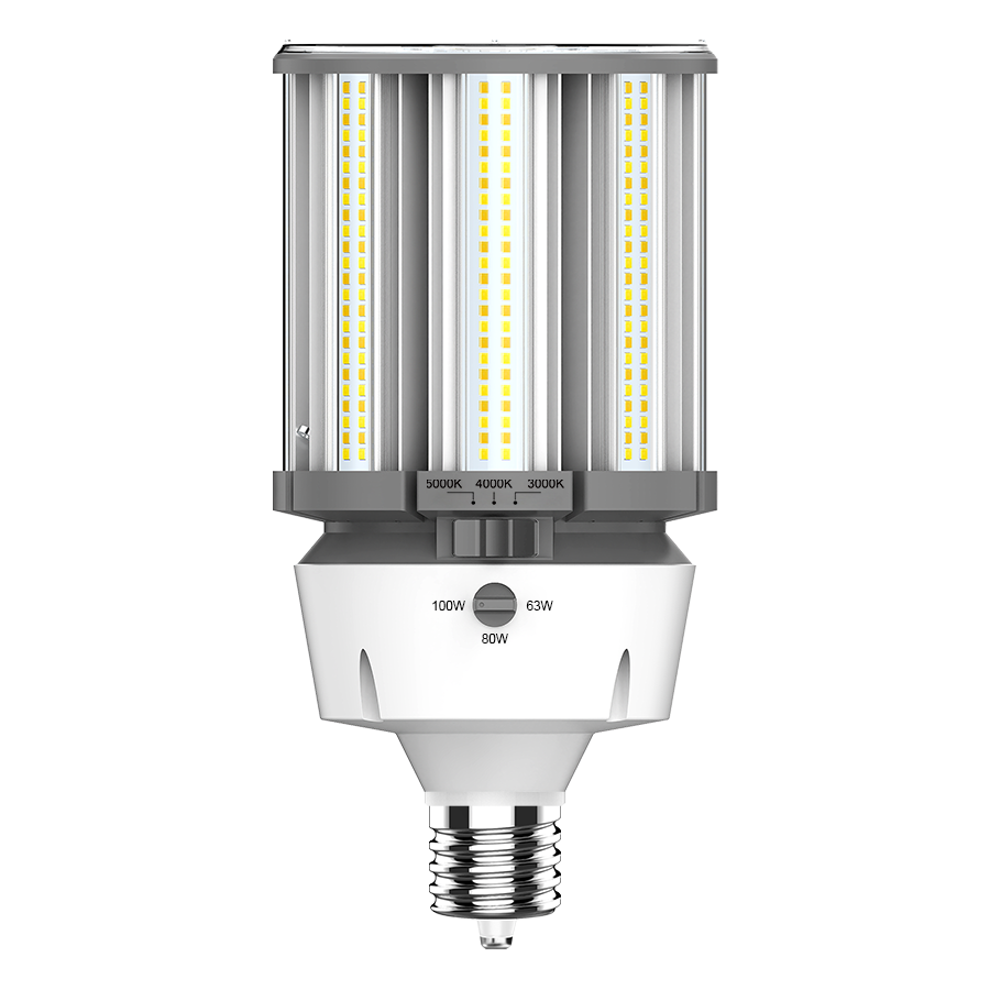 RAB Lighting HIDFA Field Adjustable, 100/80/63W, CCT Selectable, CRI80, EX39, 5-Pin Sensor, HIDFA-100S-EX39-CCT Selectable-BYP/5SP