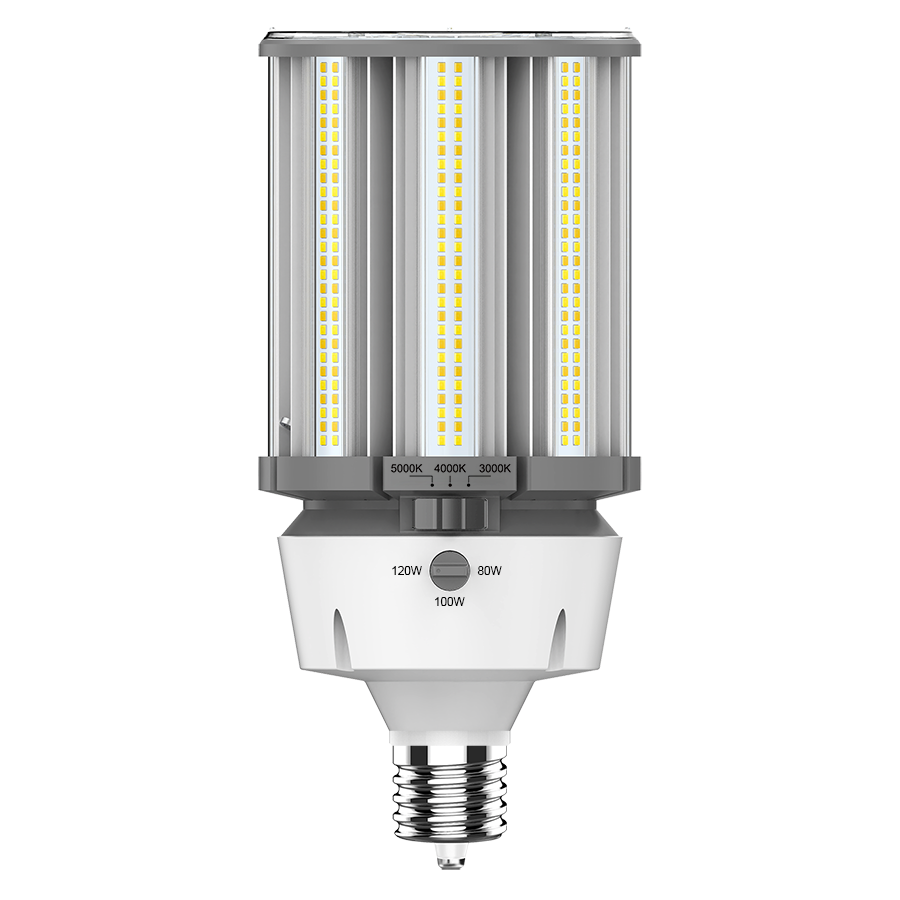RAB Lighting HIDFA Field Adjustable, 120/100/80W, CCT Selectable, CRI80, EX39, 5-Pin Sensor, HIDFA-120S-EX39-CCT Selectable-BYP/5SP