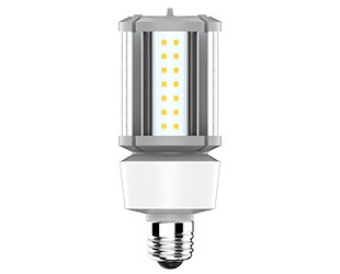 RAB Lighting HIDFA LED HID Replacement, 4/8/12W, 5000K, CRI80, E26, 100-277V, Clear, HIDFA-12S-E26-850-BYP