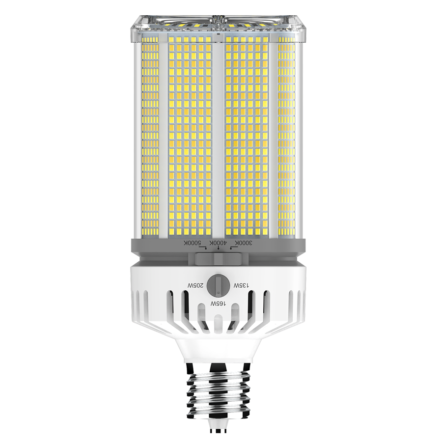 RAB Lighting HIDFA LED HID Replacement, 135/165/205W, CCT Selectable, CRI80, EX39, 100-277V, Clear, HIDFA-205S-EX39-CCT Selectable-BYP