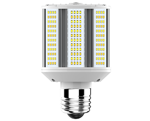 RAB Lighting HIDFA LED HID Replacement, 5/10/20W, CCT Selectable, CRI80, E26 Horizontal, 100-277V, Clear, HIDFA-20S-H-E26-CCT Selectable-BYP