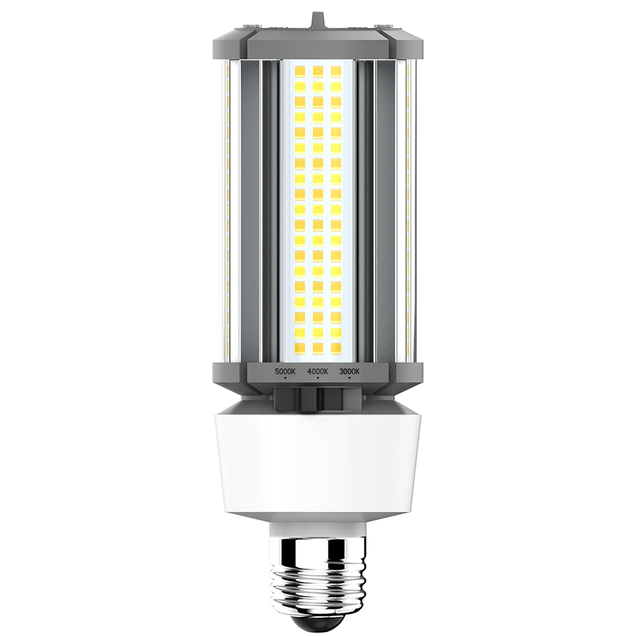 RAB Lighting HIDFA LED Bulb, 27/18/12W, CCT Selectable, CRI80, E26, HIDFA-27S-E26-CCT Selectable-BYP
