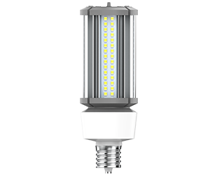 RAB Lighting HIDFA LED Bulb, 27/18/12W, 5000K, CRI80, EX39, HIDFA-27S-EX39-850-BYP
