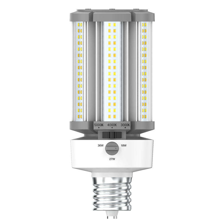 RAB Lighting HIDFA HID Replacement Lamp, 18/27/36W, CCT Selectable, CRI 80, EX39, 5-Pin Sensor Port, HIDFA-36S-EX39-CCT Selectable-BYP/5SP