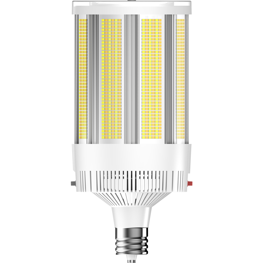 RAB Lighting HIDFA LED Post Top, 450/338/225W, CCT Selectable, CRI 80, 480V, EX39, HIDFA-450S-EX39-CCT Selectable-BYP/480V