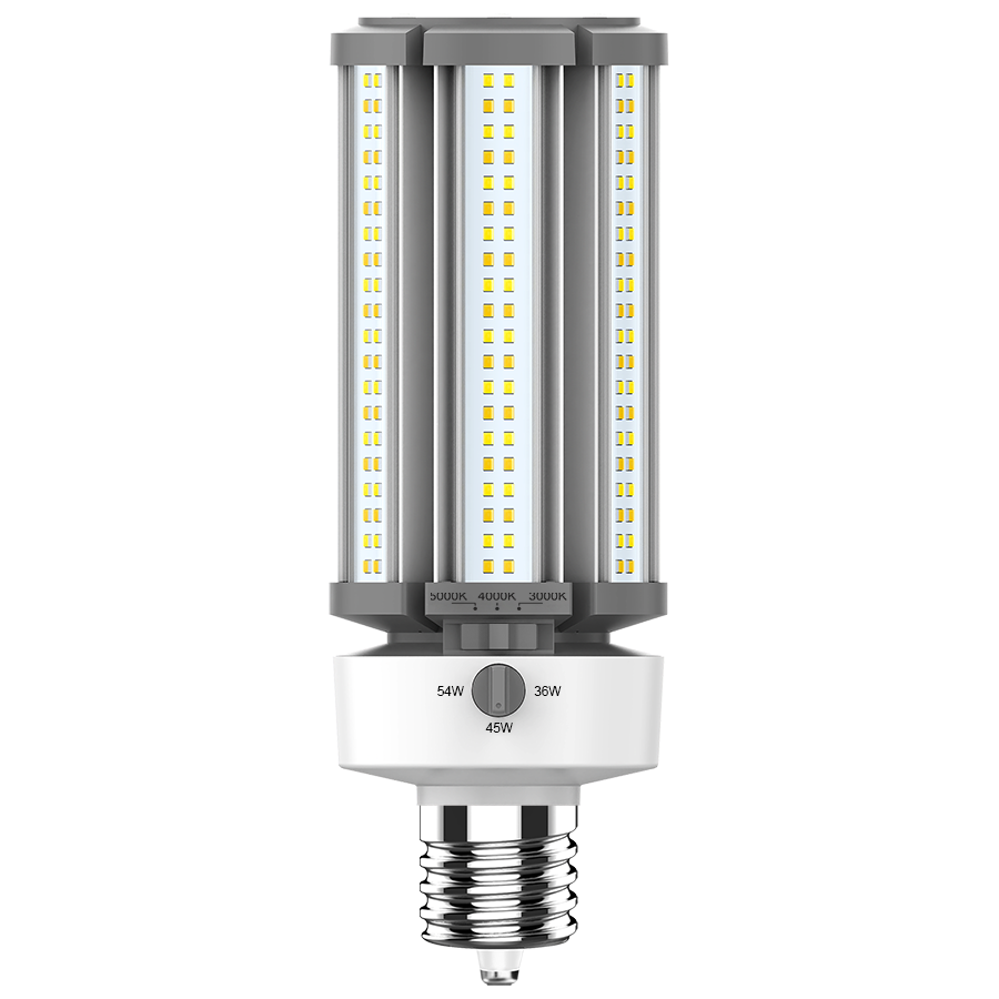 RAB Lighting HIDFA LED HID Replacement, 36/45/54W, CCT Selectable, CRI80, EX39 Ballast Bypass, 5-Pin Sensor Port, HIDFA-54S-EX39-CCT Selectable-BYP/5SP