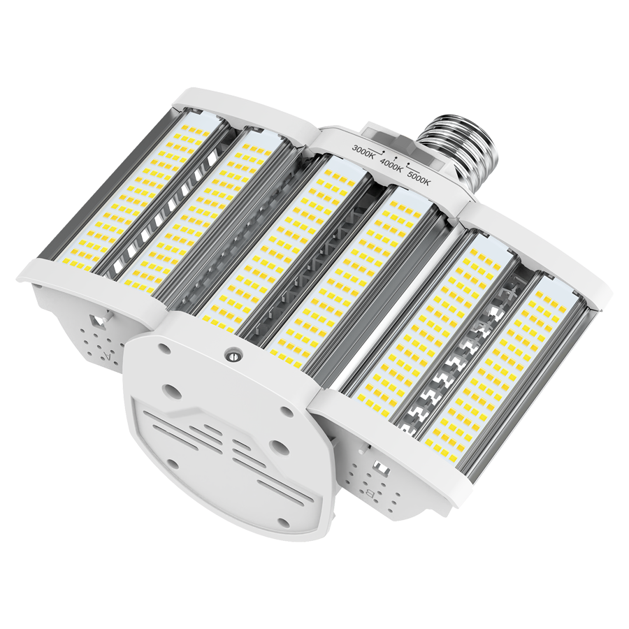 RAB Lighting HIDFA LED HID Replacement, 80W, CCT Selectable, CRI80, EX39 Horizontal Base, 5-Pin Sensor Port, HIDFA-80-H-EX39-CCT Selectable-BYP/5SP