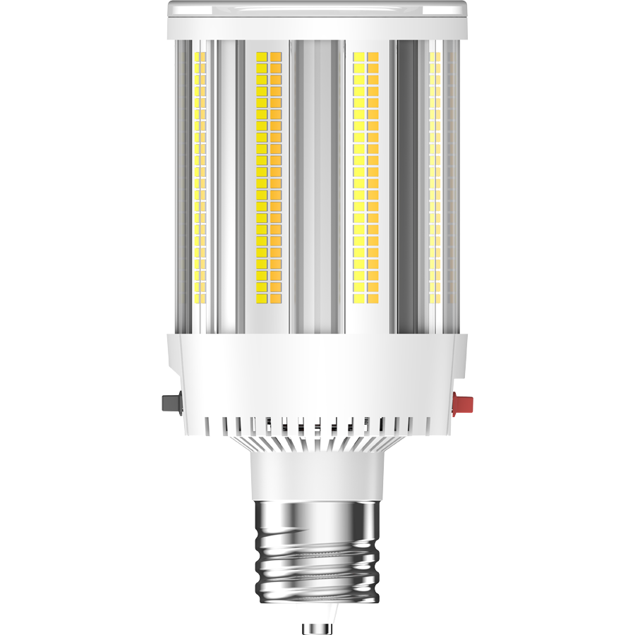 RAB Lighting HIDFA LED Post Top Lamp, 40/60/80W, CCT Selectable, CRI80, EX39, 120-277V, White, HIDFA-80S-EX39-CCT Selectable-BYP