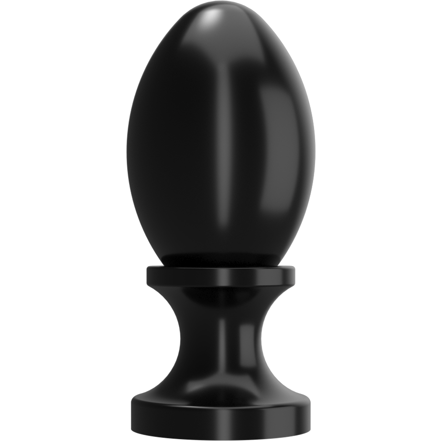 RAB Lighting HTG Finial 3, Black, HTG-FN3B