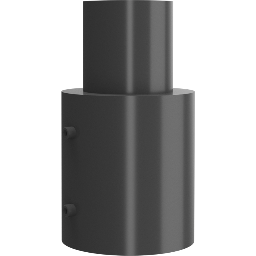 RAB Lighting HTG Pole Adaptor, 2 3/8" to 3", Bronze, HTG-PAT3