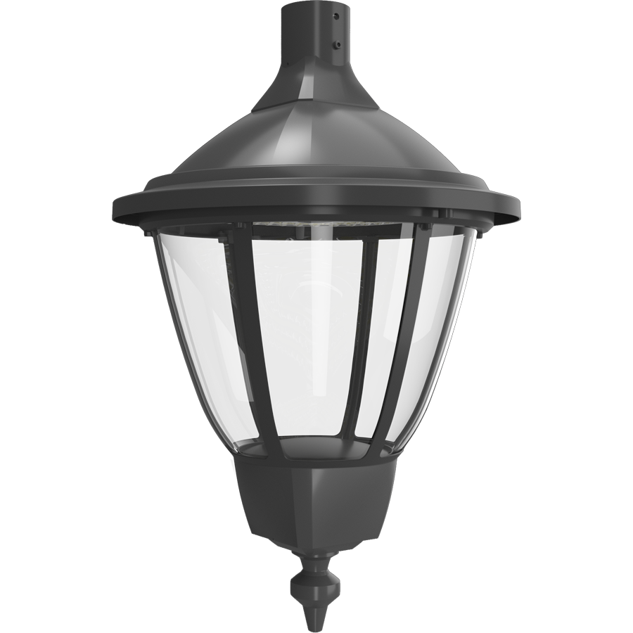 RAB Lighting HTG Round Pendant, 120/100/80/60W, CCT Selectable, 480V, Bronze, HTG-RP/480