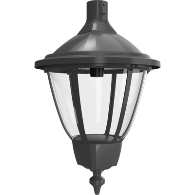 RAB Lighting HTG Round Area Light, 120/100/80/60W, CCT Selectable, 480V, Microwave Occupancy Sensor, LightCloud Blue, Pendant Mount, Bronze, HTG-RP/480/LCBS/MVS