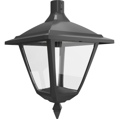 RAB Lighting HTG Square Area Light, 120/100/80/60W, CCT Selectable, 480V, LightCloud Blue, Microwave Occupancy Sensor, Pendant Mount, Bronze, HTG-SP/480/LCBS/MVS