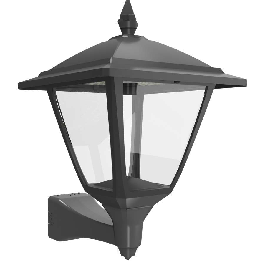 RAB Lighting HTG Square, 120/100/80/60W, CCT Selectable, 480V, Microwave Occupancy Sensor, Wall Mount, Bronze, HTG-SWM/480/LCBS/MVS