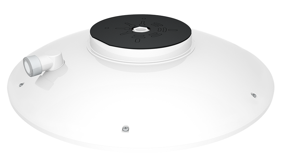 RAB Lighting IVGT5 Garage Light, 45W, 5000K, 0-10V Dimming, LightCloud Controller, White, IVGT5-50L750WU/LC