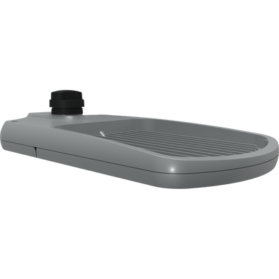 RAB Lighting KAI Cobrahead Area Light, 200/180/160W, CCT Selectable, 480V, 7-Pin Receptacle, Roadway Gray, KAI-3T200RG/480/7PRS